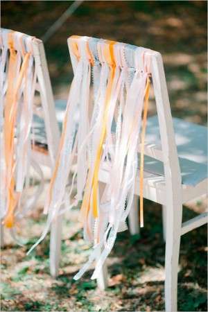Decoración de sillas para bodas