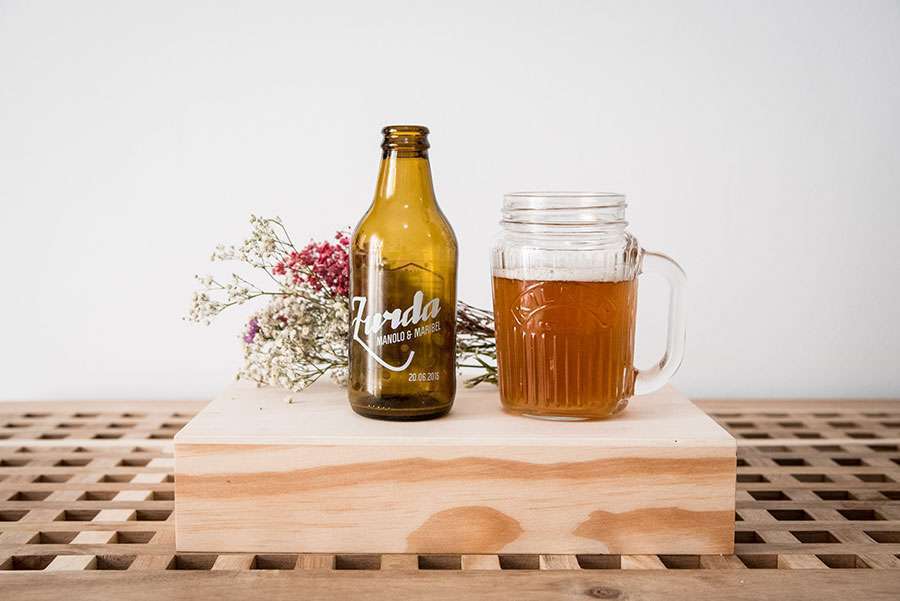Cervezas personalizadas para bodas