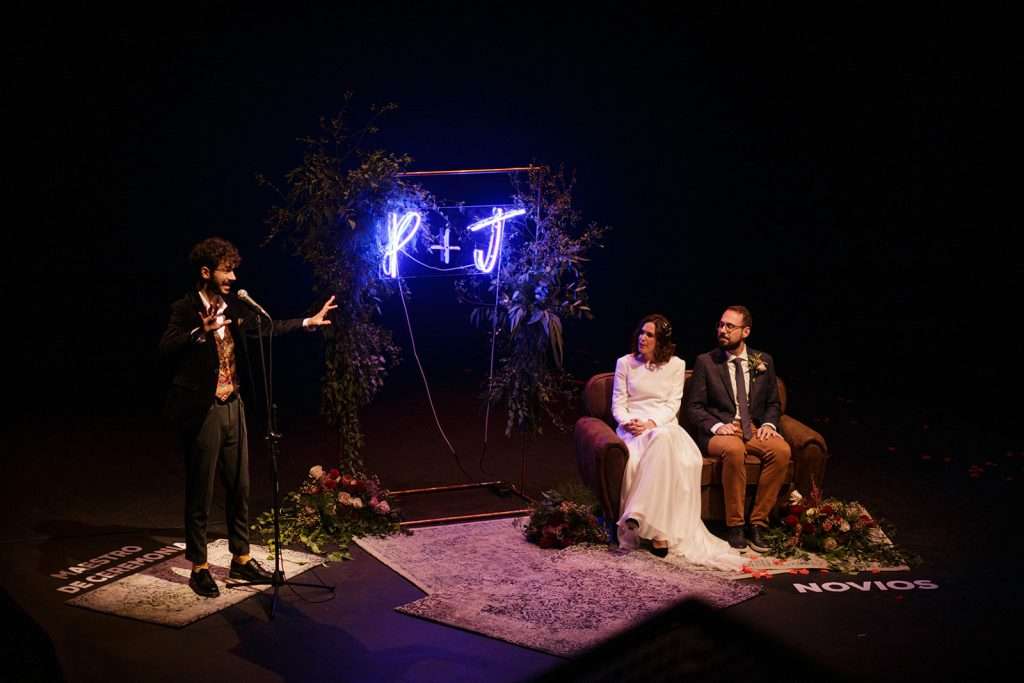 Boda en Teatro Távara Patricia y Juanma