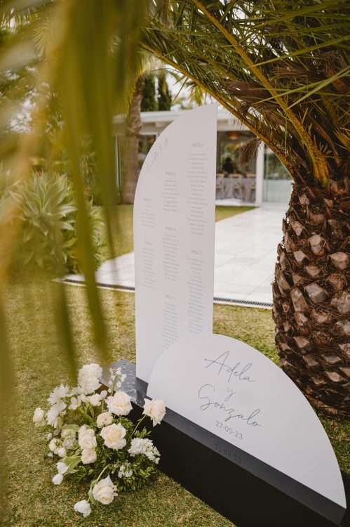 Deco Boda en blanco en el mar de Huelva