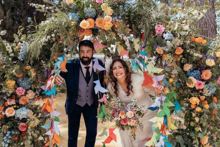 boda llena de color en San Luis de Megina