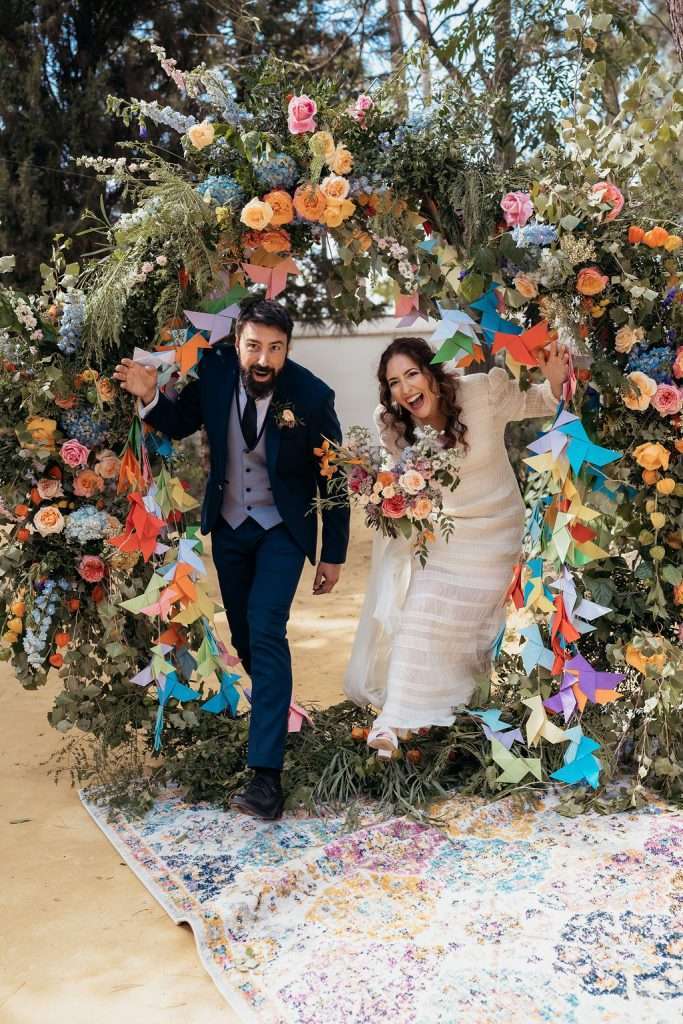 boda llena de color en San Luis de Megina